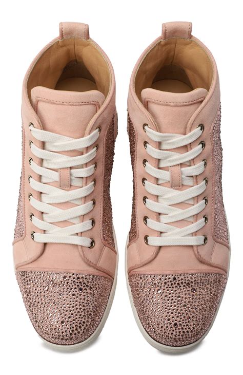 Кеды Louis Christian Louboutin, цвет Розовый купить на ресейл-платформе ...