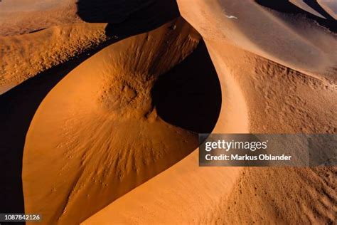 568 Aerial View Of Sand Dunes Namib Desert Namib Naukluft National Park ...