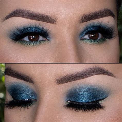 Jewel Tone Eye Look | Blue eyeshadow, Fall makeup looks, Ocean blue eyes