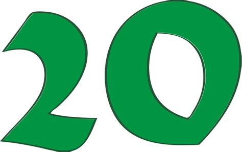 Number 20 - Free vector clipart images on creazilla.com