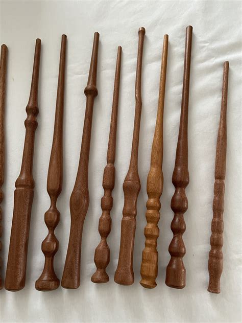 A big batch of wands from leftover Sapele - The Blind Man's Workshop