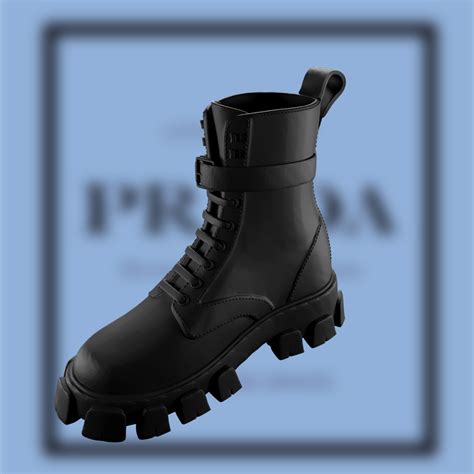 STL file Prada Combat Boot - High Poly・3D printable design to download ...