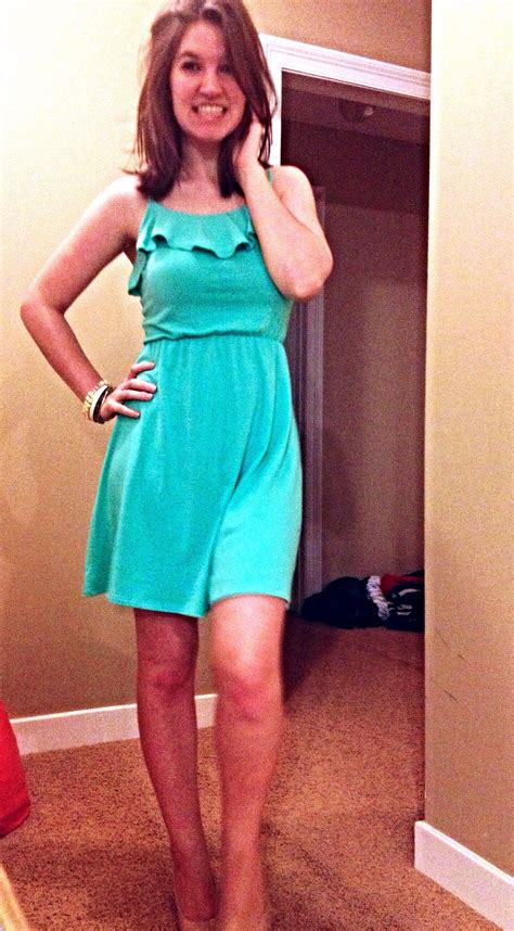mint dress, nude heels and bracelets all courtesy of Target | Mint