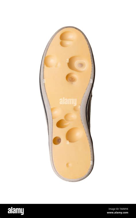 Stinky feet concept isolated on white background Stock Photo - Alamy