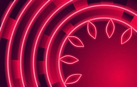 Circle Red Neon 1849449 Vector Art at Vecteezy