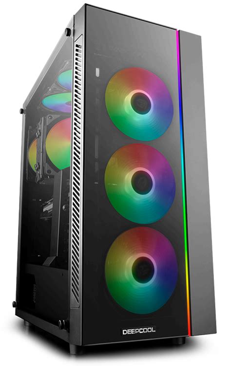 Deepcool MATREXX 50 ADD-RGB 3F Mid-Tower Case - NO PSU, Black | Techbuy ...