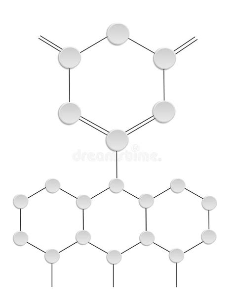 Carbon Molecule Background stock vector. Illustration of nanotechnology ...