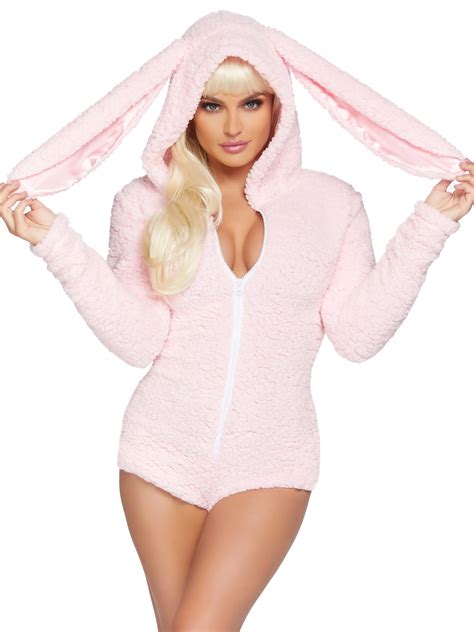 Leg Avenue Women's Sexy Pink Cuddle Bunny Costume - Walmart.com