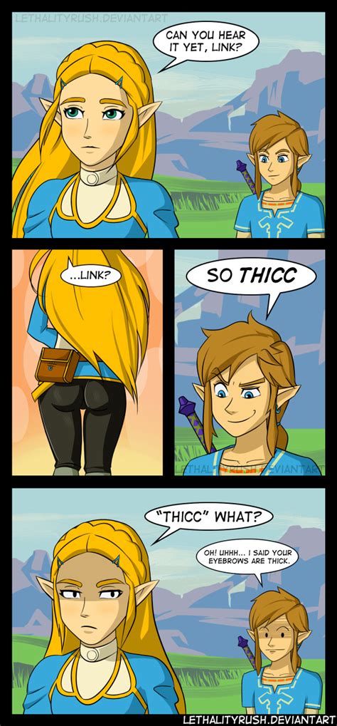 Thicc | The Legend of Zelda: Breath of the Wild | Know Your Meme Legend Of Zelda Memes, Legend ...