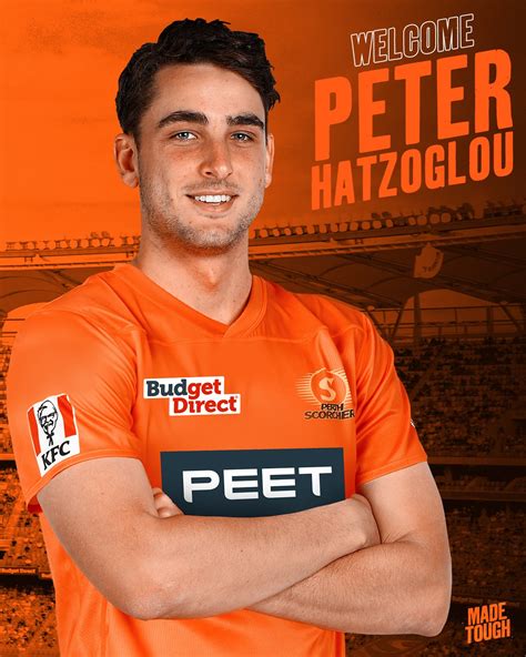 Perth Scorchers - Meet Peter 😀 The 22-year-old surprise...