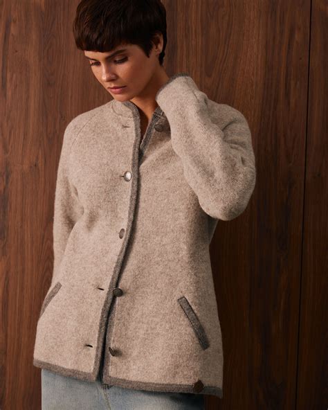 Австрийский шерстяной жакет Herma от Stapf | IRISH WOOL