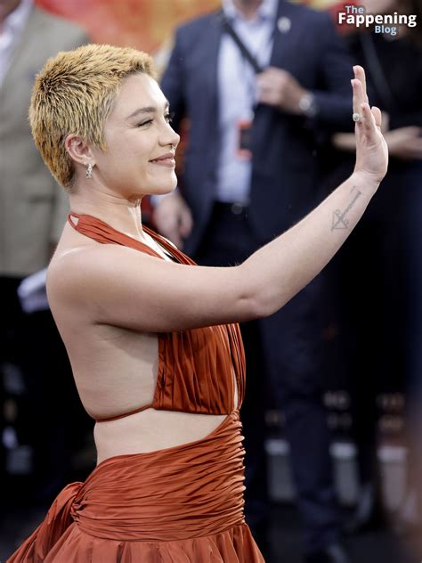 Florence Pugh Flaunts Her Tits at the “Oppenheimer” Premiere in London