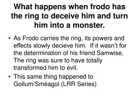 PPT - Frodo Baggins PowerPoint Presentation, free download - ID:6341389