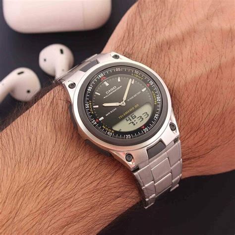 Наручные часы CASIO AW-80D-1A, черный, серебряный — купить в интернет ...