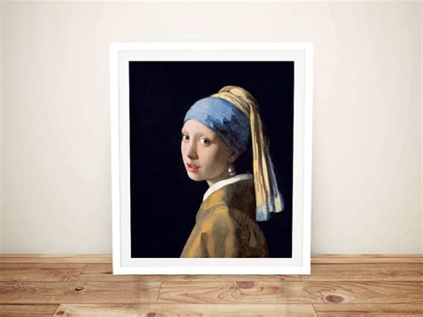 Girl with a Pearl Earring Johannes Vermeer Canvas Wall Art Print