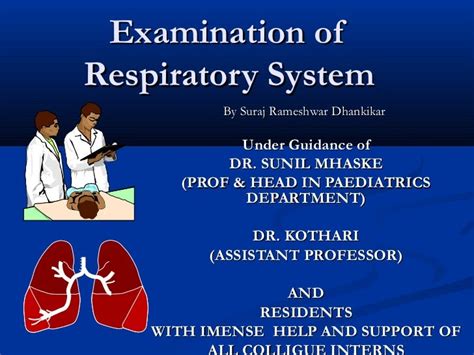 RESPIRATORY SYSTEM EXAMINATION IN PEDIATRICS