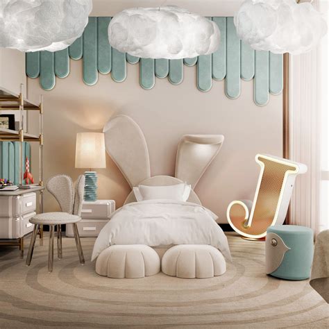 neutral kids room  luxury lighting