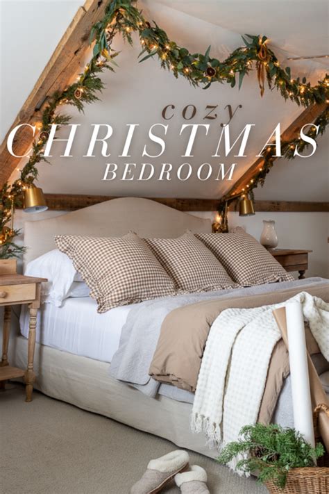Cozy Christmas Bedroom - Pine and Prospect Home