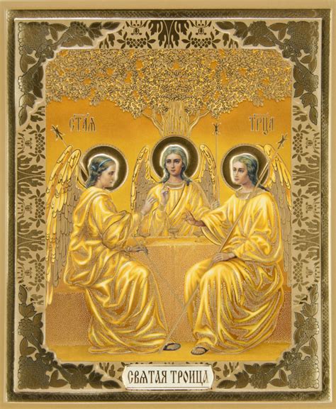 Holy Trinity Andrei Rublev Icon Андре́й Рублёв Святая Троица ...