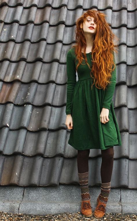 Мы любим рыженьких "лисичек"! А вы? | Winter fashion dresses, Style ...