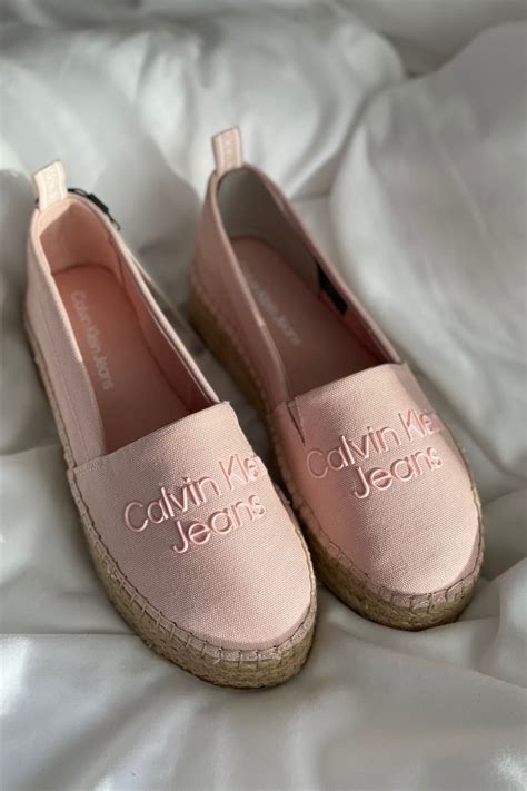 Calvin Klein Jeans espadrilky dámské - růžové - BePink.cz