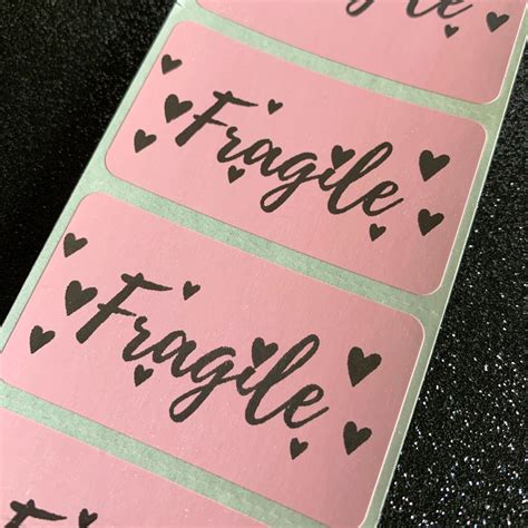 Fragile Labels Fragile Stickers Small Business Labels 2x1 - Etsy