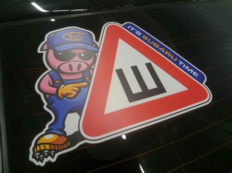Знак “Ш” по ГОСТу и пару опознавательных знаков😂 — Subaru Impreza (GD ...