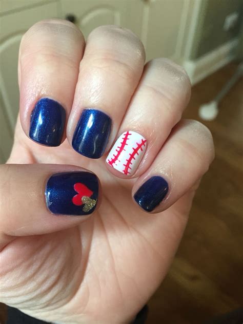 Baseball time! | Nail art, Nails, Nail art designs