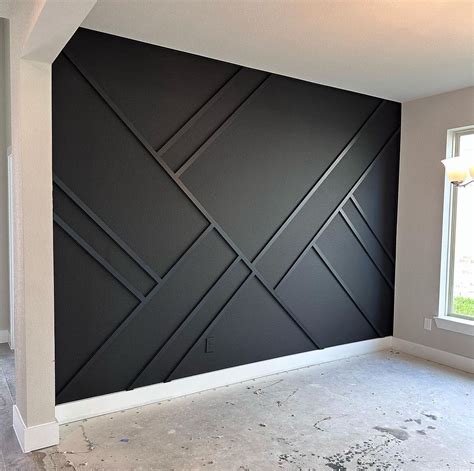 geometric wood accent wall bedroom  kenneth bromley blog