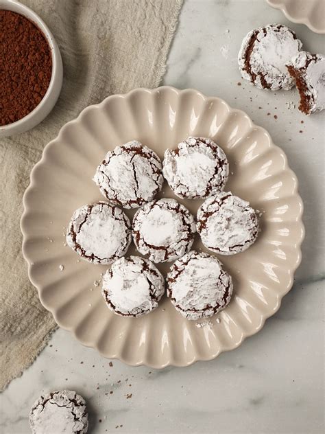 Chocolate Amaretti Cookies - My Happy Bakes