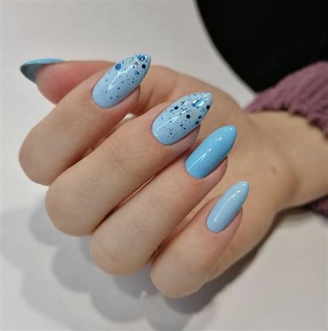 Голубые ногти 🌸 | Nails, Beauty