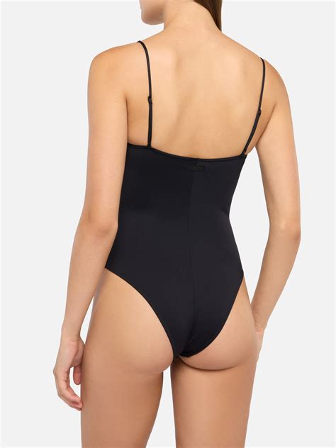 Medea black underwired one-piece swimsuit – MC2 Saint Barth