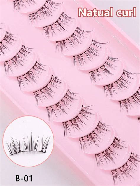 pairs  natural  false eyelashes  eyelash adhesive set