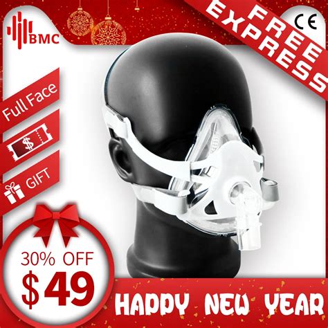 Aliexpress.com : Buy BMC FM1A Full Face Mask For CPAP Bipap Machine ...