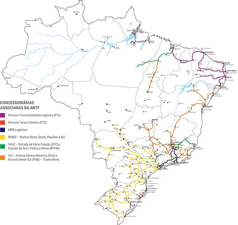 Mapa De Ferrovias Do Brasil - BLOG DO FARINA: MAPAS DAS PRINCIPAIS FERROVIAS DO BRASIL ( BRASILEIRAS )