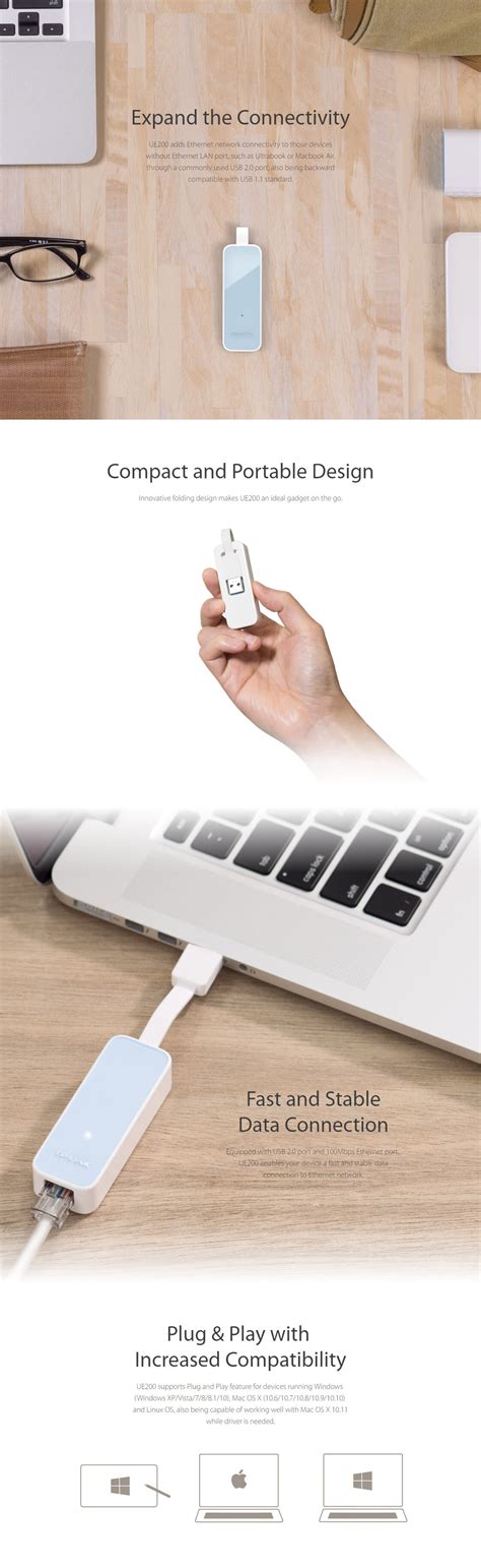 TP-Link UE200 100Mbps Ethernet Network Adapter UE200 | shopping express ...
