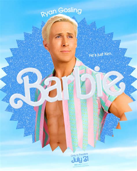 'Barbie' Character Posters