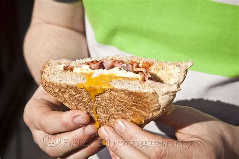 bacon  egg sandwich bacon  fried egg sandwich flickr
