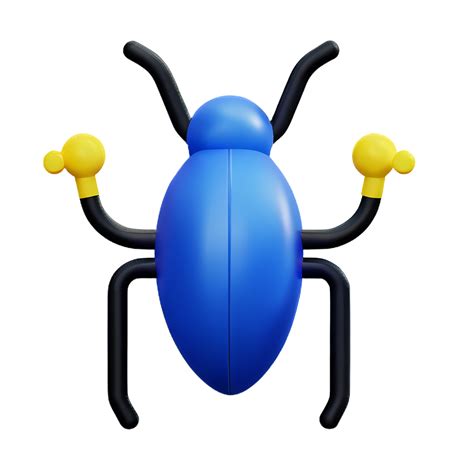 bug 3d rendering icon illustration 29187007 PNG