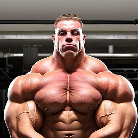 3-meters, muscle morph, 3000 lbs bodybuilder, gigantic 300 inch