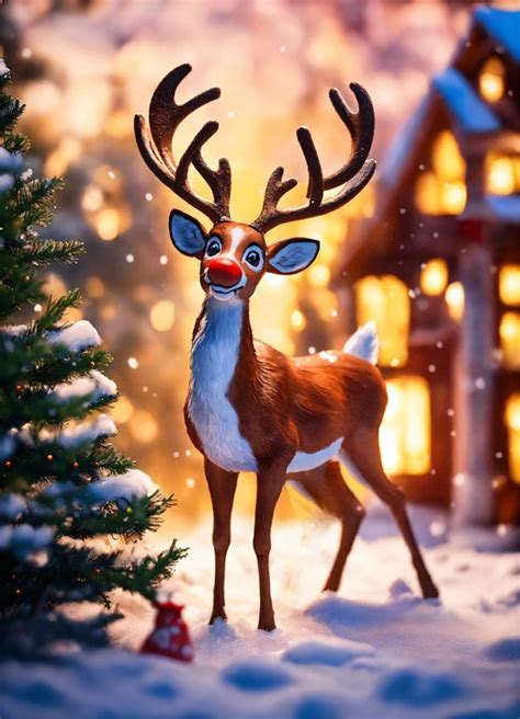 Download Ai Generated Reindeer Christmas Royalty-Free Stock ...