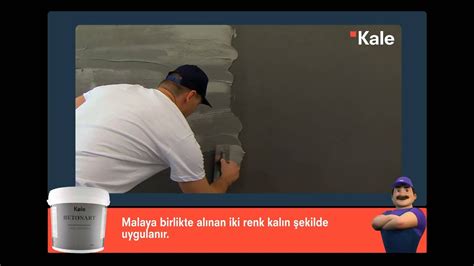 Betonart Brüt Beton Uygulaması - YouTube