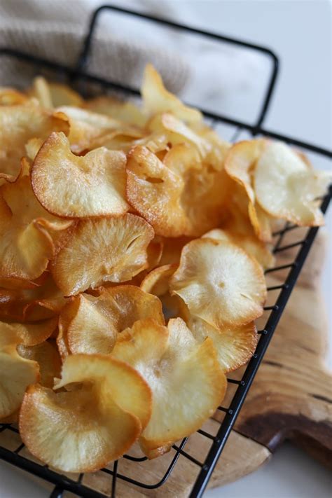 cassava chips yuca chips  seasoned skillet