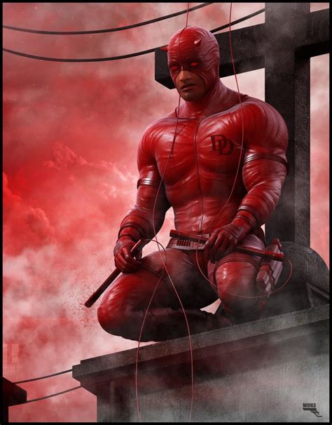 ArtStation - Daredevil. 3d, Marc Mons | Daredevil artwork, Marvel ...