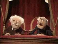 Muppets Old Guys Laughing Gif - Jelitaf