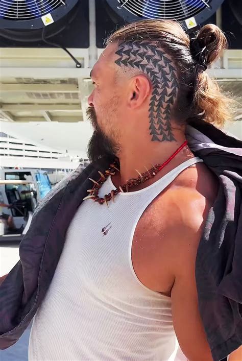 Jason Momoa Reveals New Head Tattoo After Shaving His Famous Hair Off ...