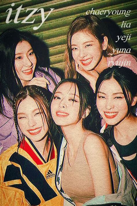 itzy poster | Retro poster, Kpop posters, Groups poster