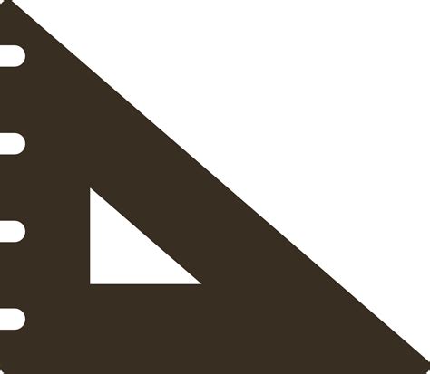 degree square drafting geometry tool icon vector simple element