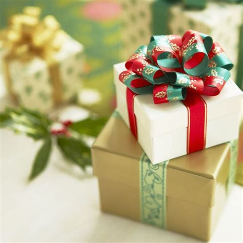 Two Christmas Presents Close Up iPad Wallpapers Free Download