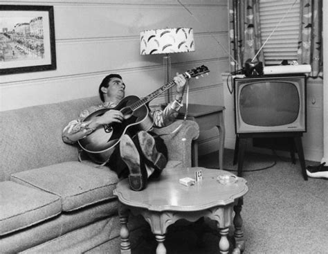 Johnny Cash with his custom Johnny Cash Gibson guitar - That Eric Alper